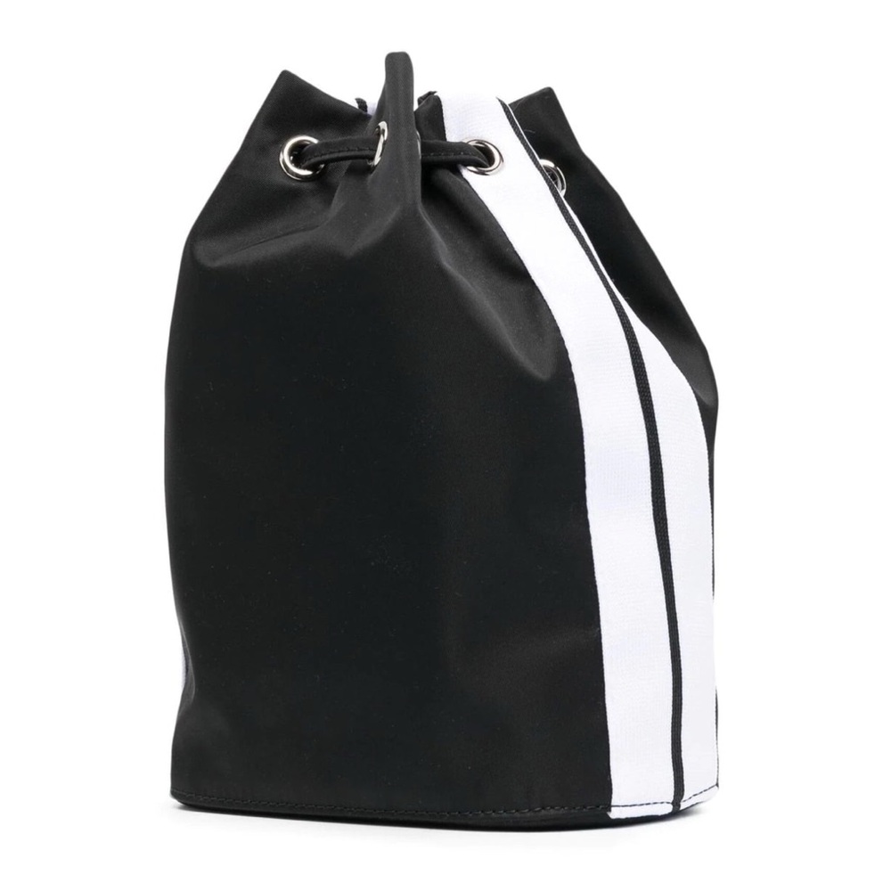 PALM ANGELS Venice Track Drawstring Bucket Bag, Authentic, NWT - Picture 2 of 11
